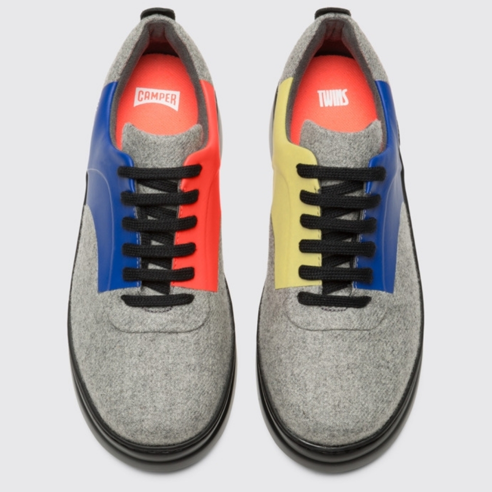 *FINAL PRICE* Camper Twins Women's Color Block Felt Sneakers